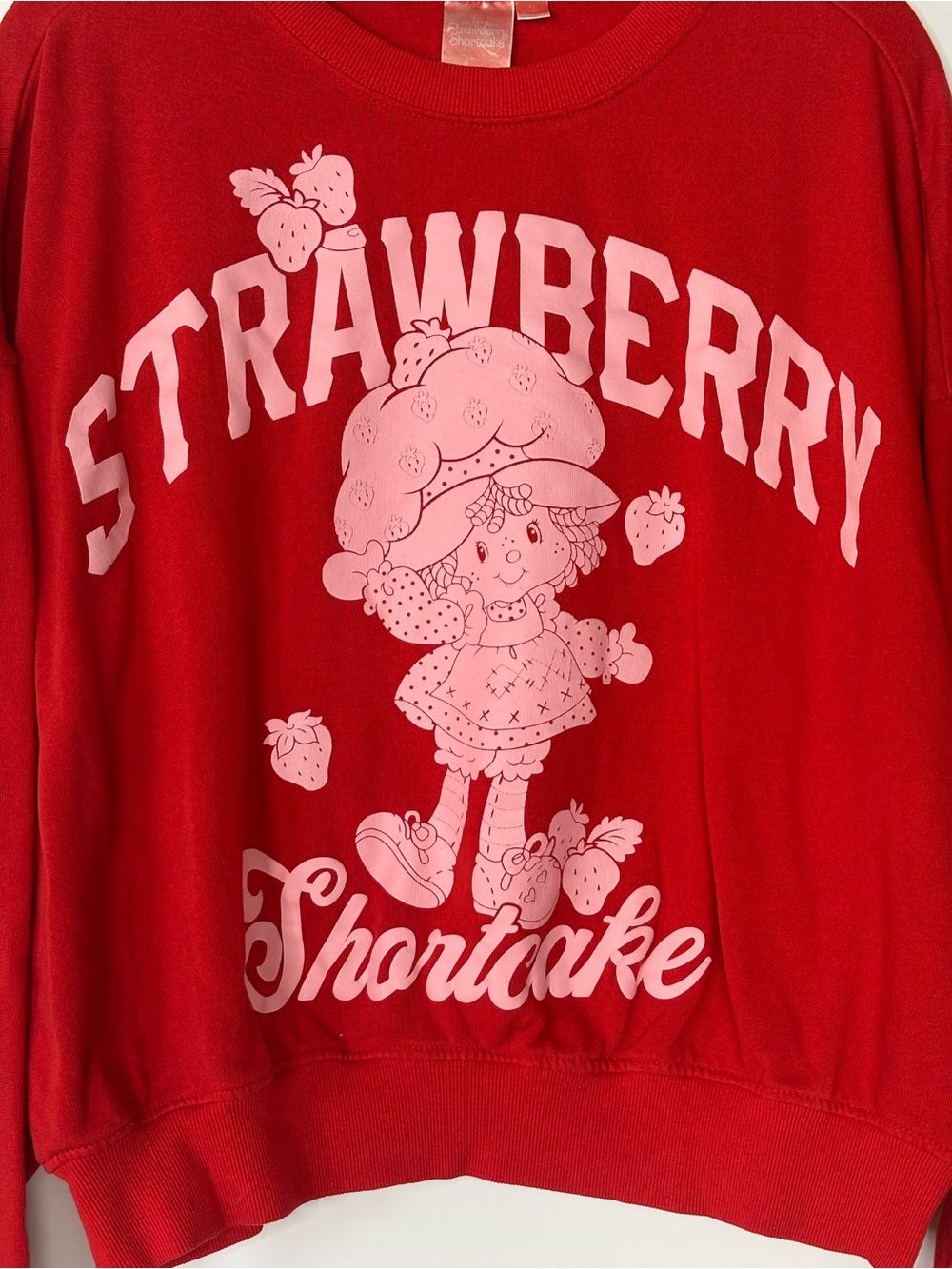 Strawberry‎ Shortcake Red Graphic Sweatshirt Women’s XL - Picture 3 of 9